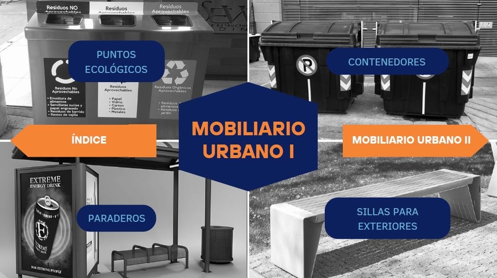 Proyecto de mobiliario urbano Vivalu